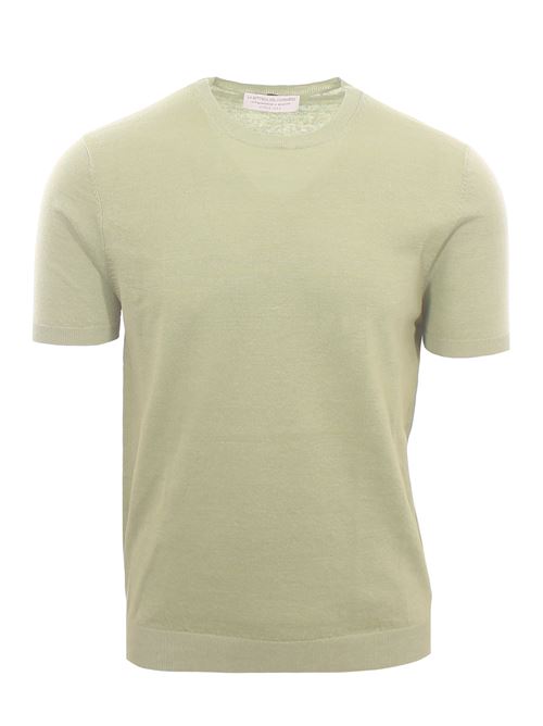 t-shirt misto lino LA BOTTEGA DEL CASHMERE | 87188453